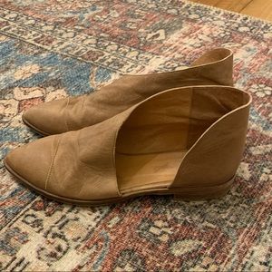 Free People Royale Flat, Brown, size 9